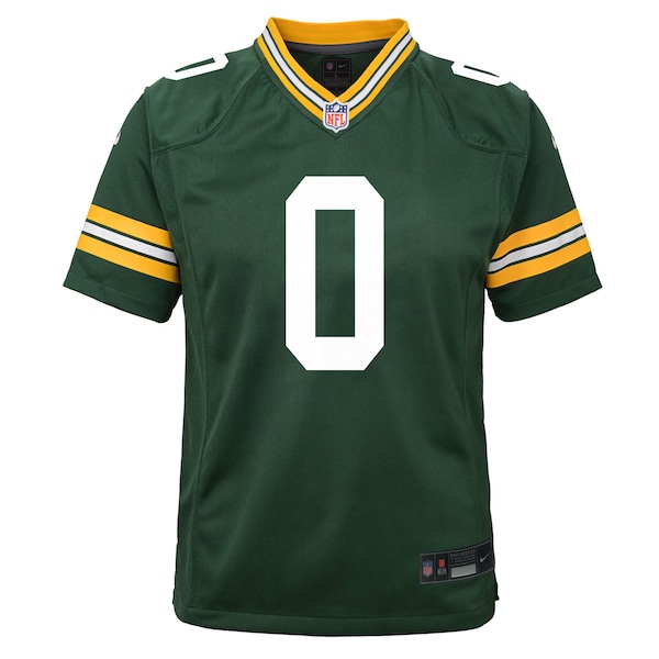Matthew Golden Green Bay Packers Nike Youth Team Game Jersey - Green