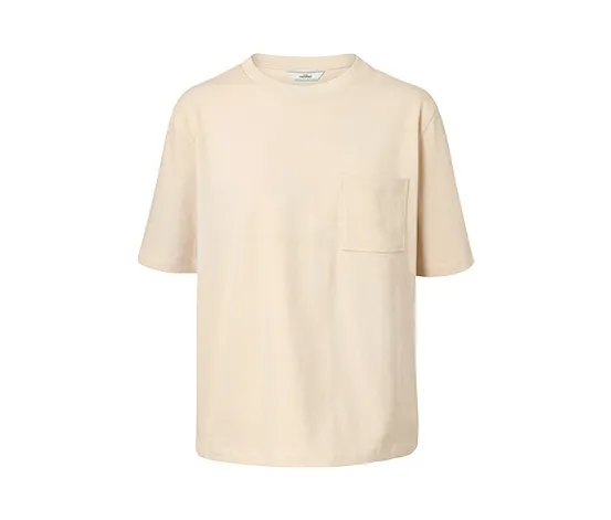 Oversized-Shirt, sandfarben