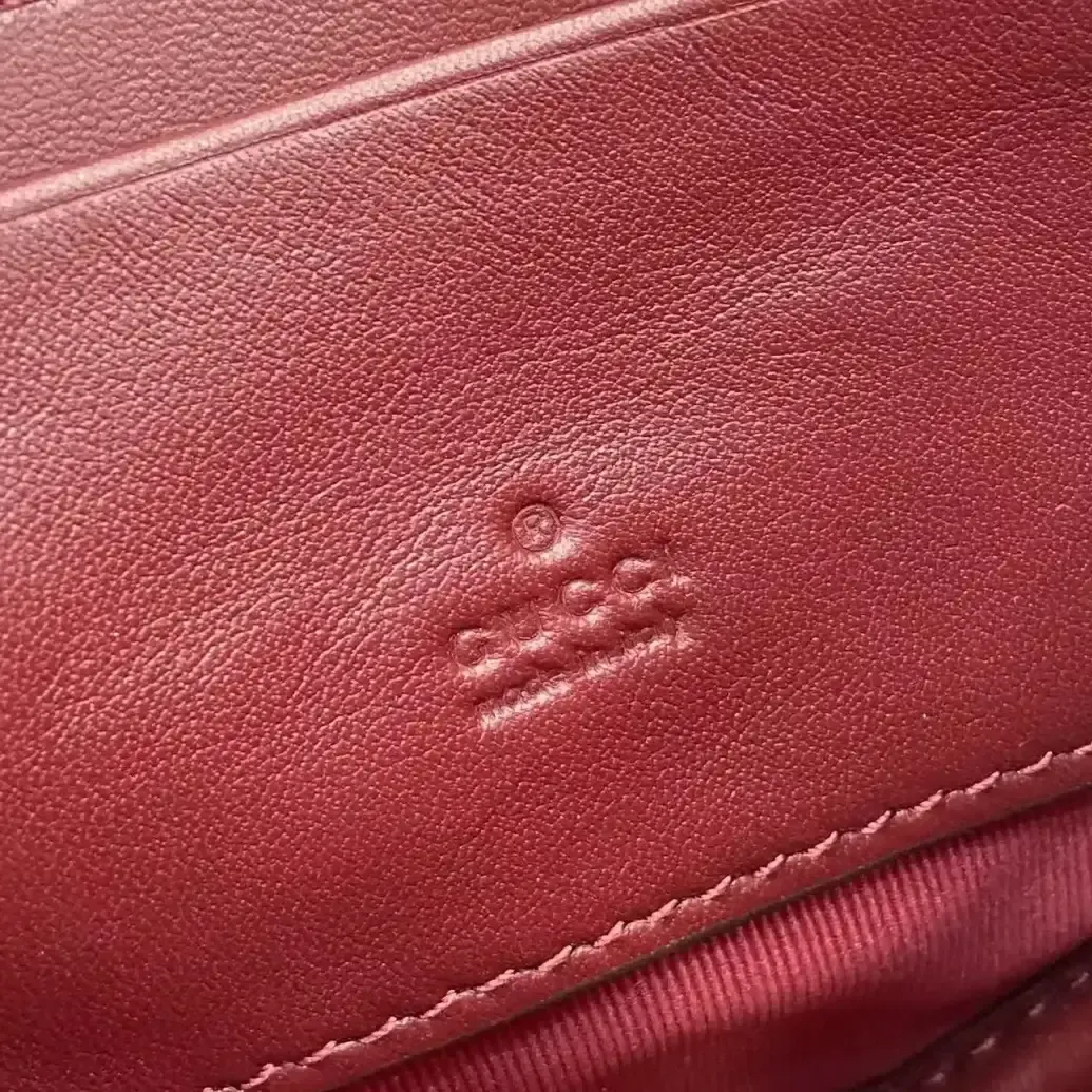 Gucci Red Marmont GG Supreme Canvas Crossbody Bag product photo from LabelPicks