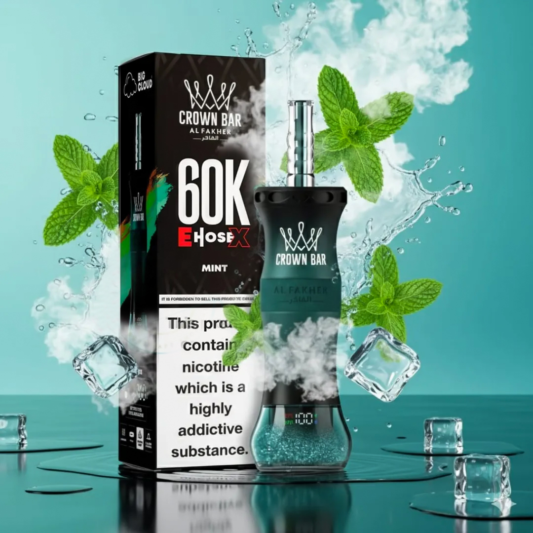 Al Fakher Crown Bar E Hose X 60K Disposable Vape (5%, 60000 Puffs)