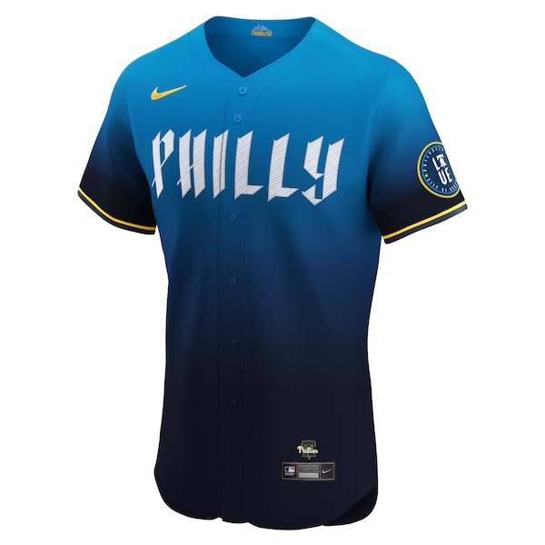 Bryce Harper Philadelphia Phillies Nike City Connect Elite Jersey - Navy