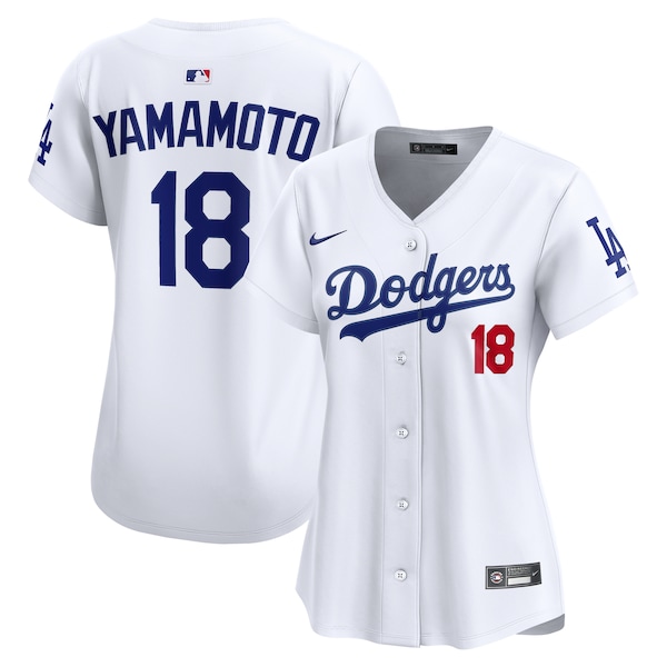 Yoshinobu Yamamoto Los Angeles Dodgers Nike Dri-FIT Home Limited Jersey - White