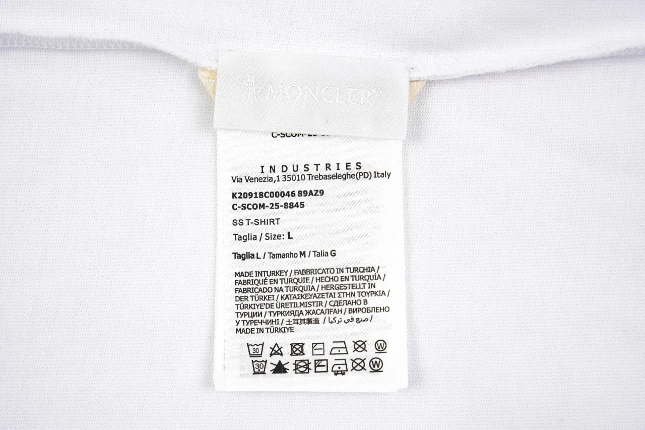 Moncler White 1952 Graffiti Print T-Shirt product photo from LabelPicks
