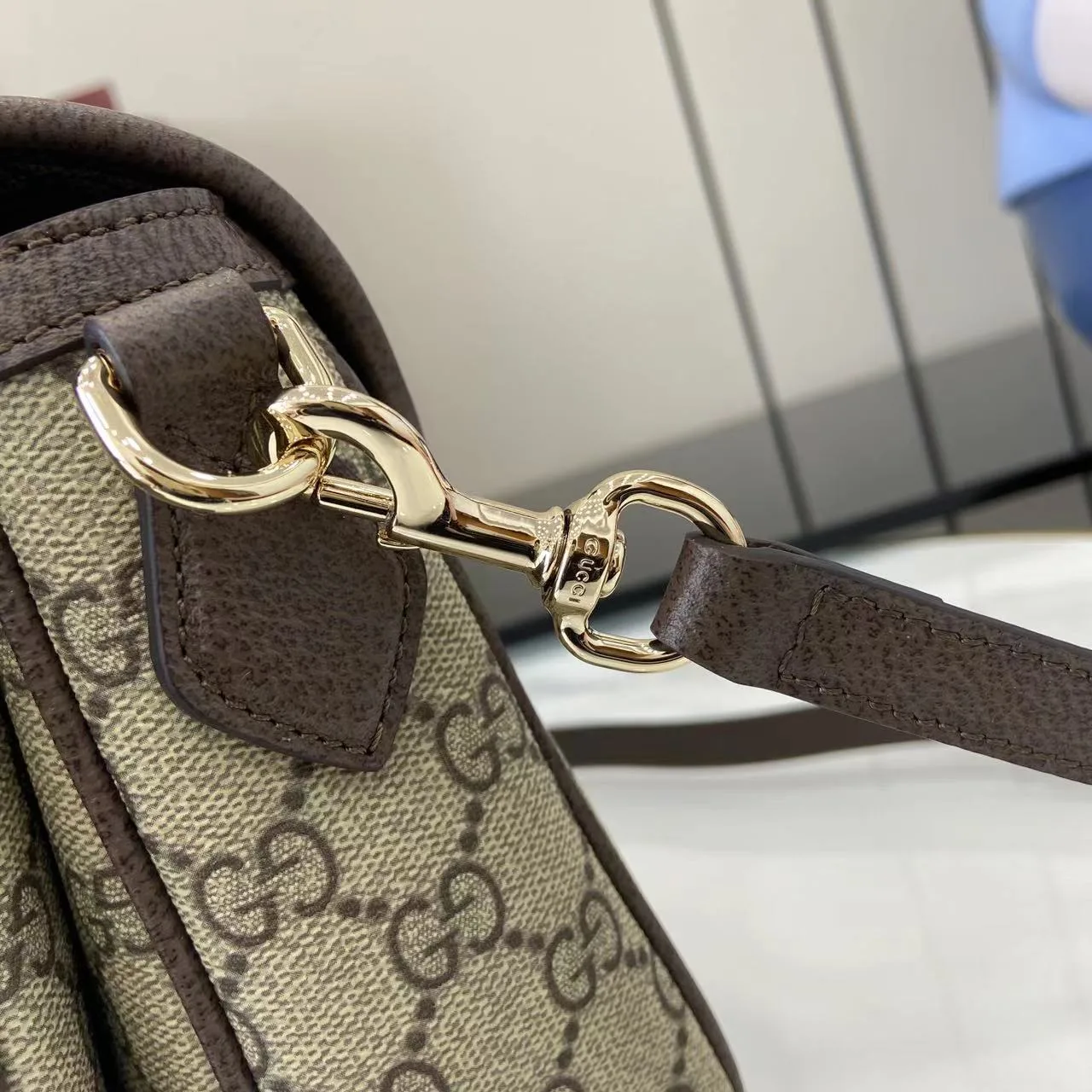 Gucci Ophidia Brown GG Supreme Canvas Crossbody Bag product photo from LabelPicks