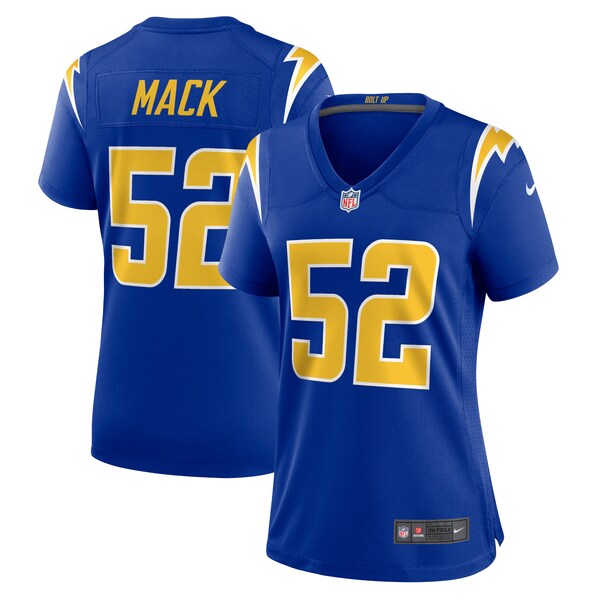 Khalil Mack Los Angeles Chargers Nike Women's Alternate Game Jersey - Royal/Navy