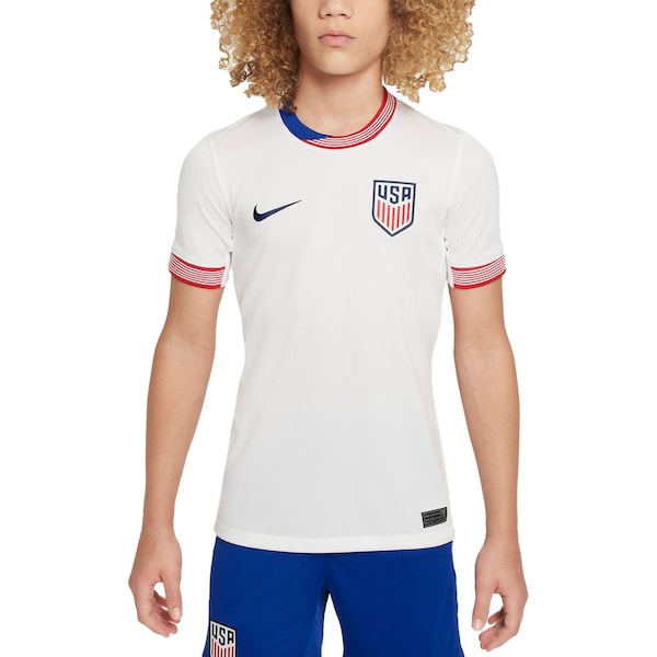 USMNT Nike Youth 2024 Home Replica Jersey - White