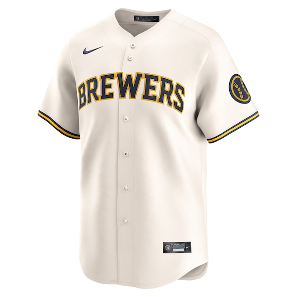 Milwaukee Brewers Nike 2024 Jackie Robinson Day Home Limited Jersey – Cream