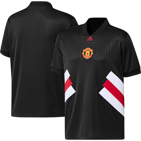 Manchester United adidas Football Icon Jersey - Black