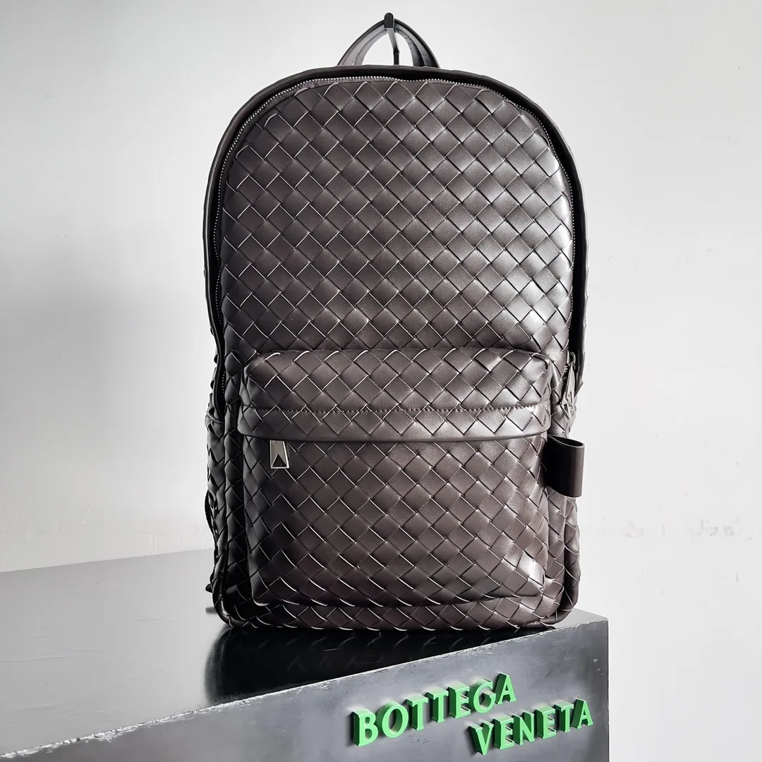 Bottega Veneta Intrecciato Woven Leather Backpack product photo from LabelPicks