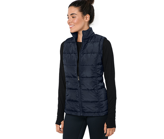 3-in-1-Outdoormantel mit Weste, rot