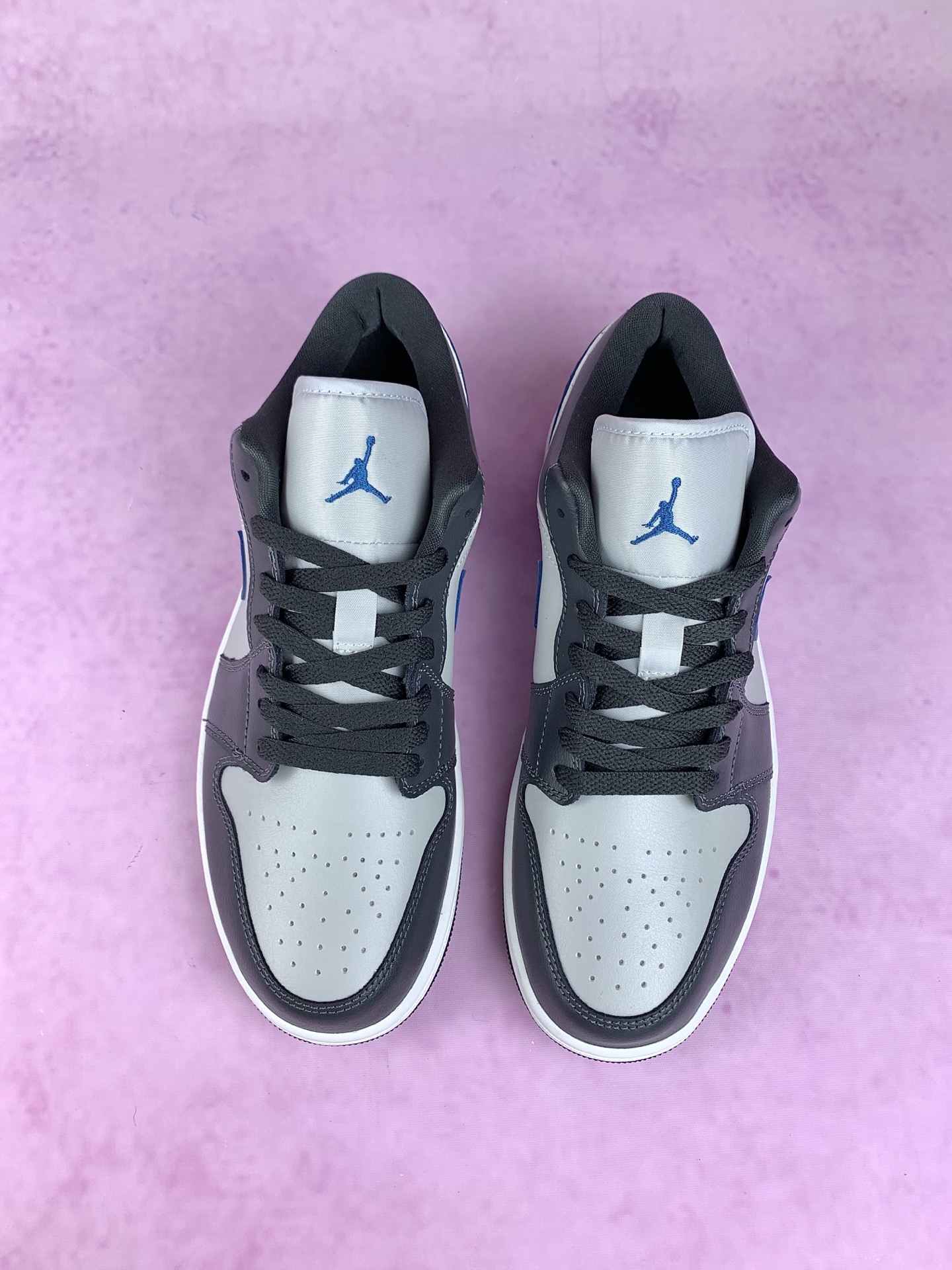 Air Jordan 1 Low 'Anthracite Blue' Shoes
