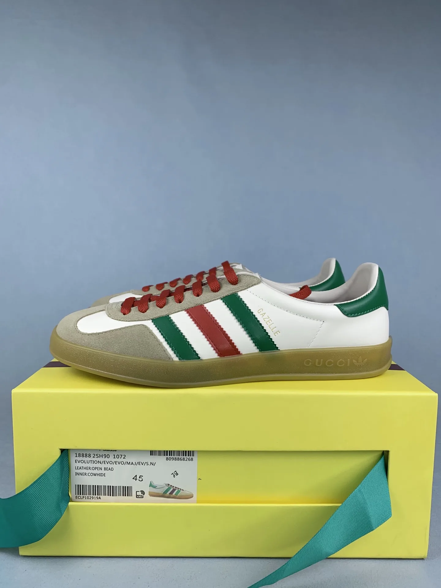 adidas x Gucci Gazelle sneaker product photo from LabelPicks