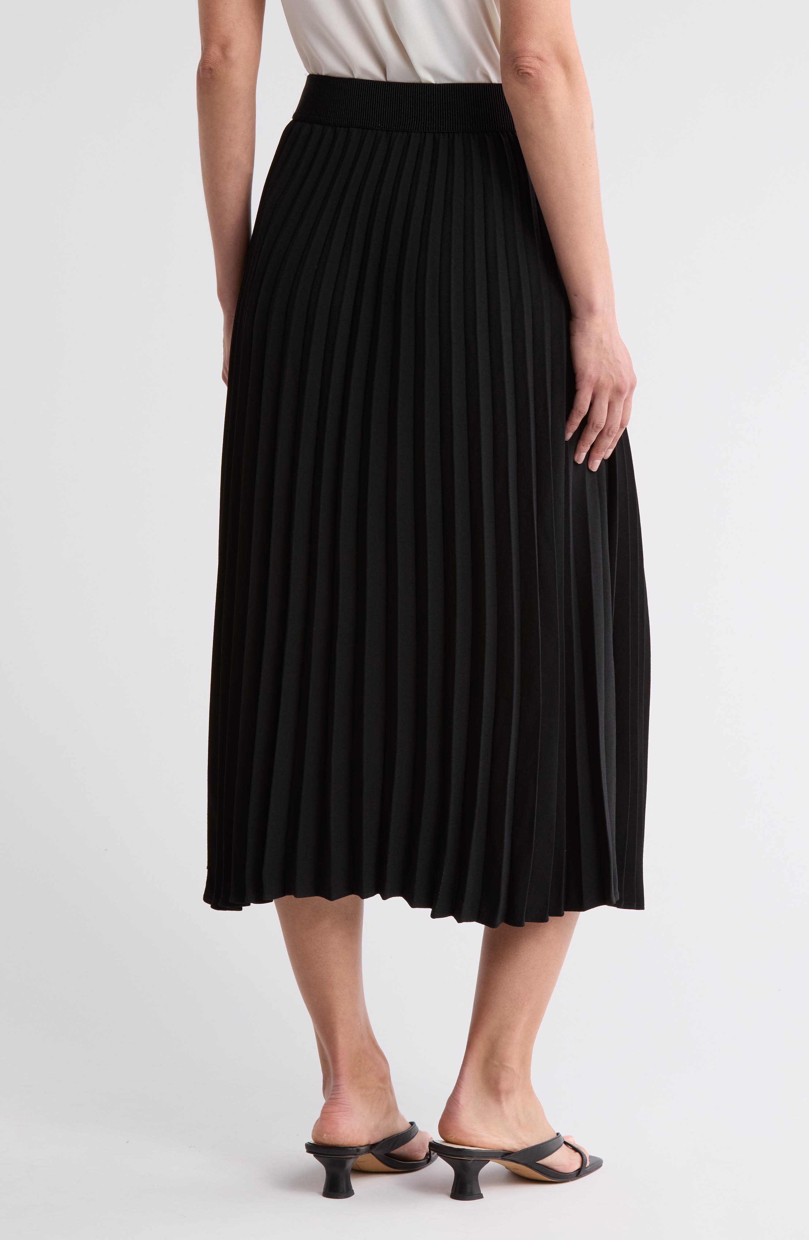 Nordstrom Pleated Midi Skirt
