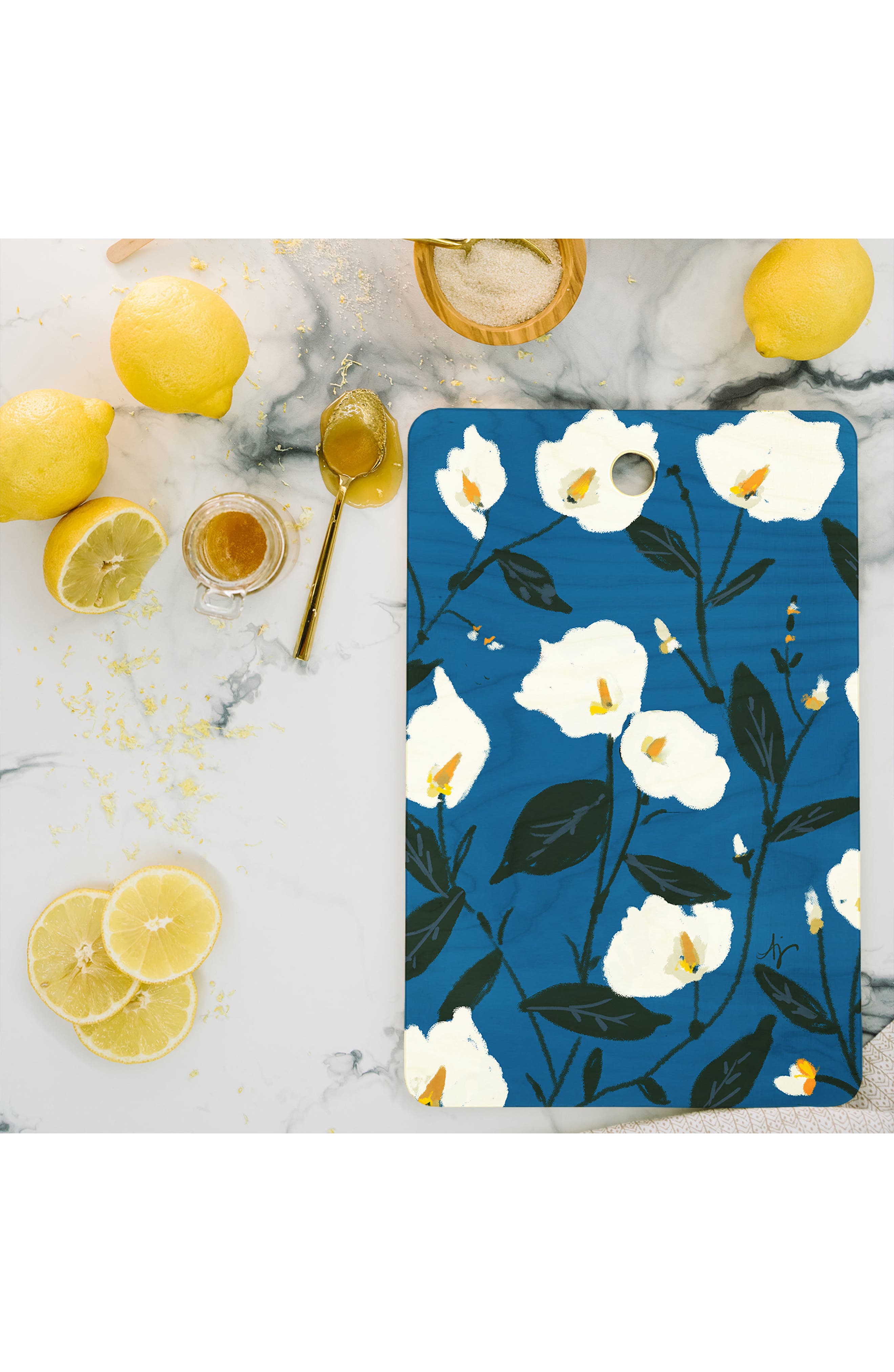 Deny Designs Peace Lilies Cutting Board