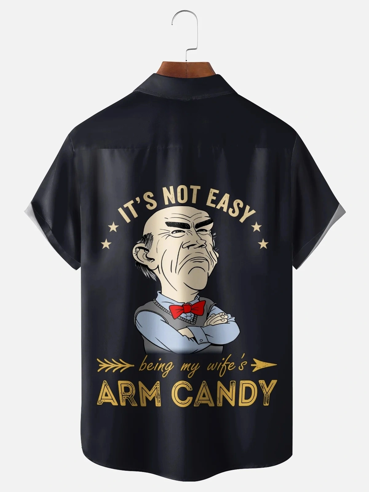 Moisture-Wicking Humorous & Funny Grumpy Retired Old Man Slogan Chest Pocket Hawaiian Shirt