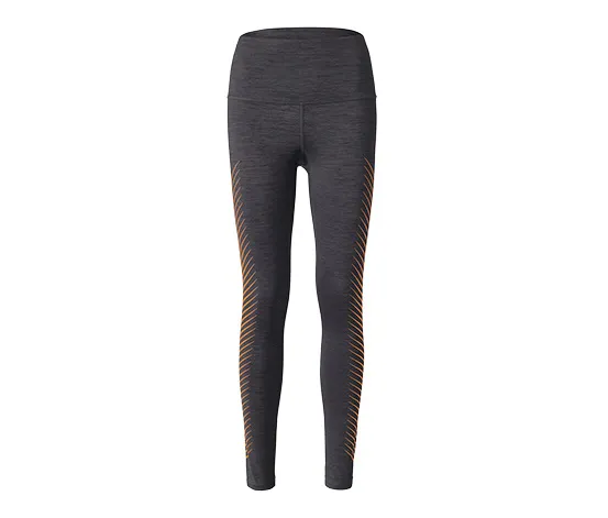 Sporttight, schwarz mit Print