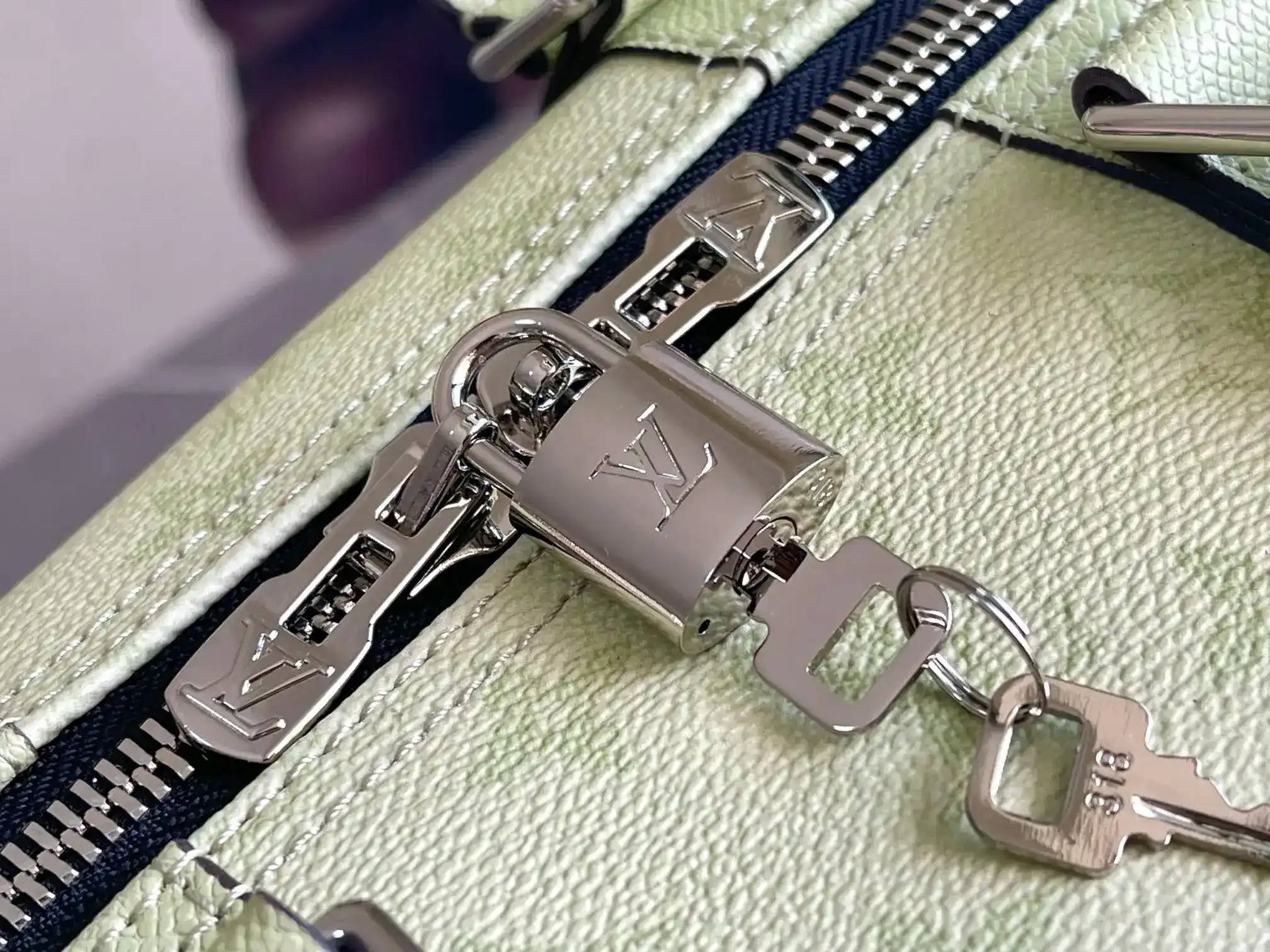 Louis Vuitton Pink Keepall Monogram Canvas Tote Bag product photo from LabelPicks