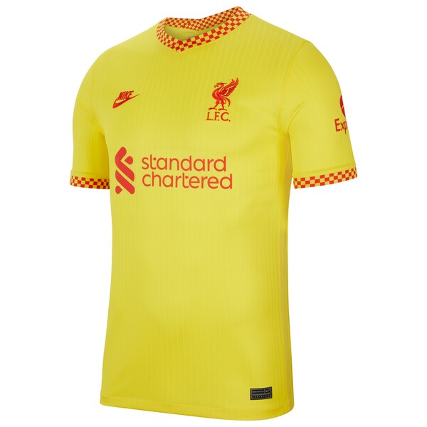 Liverpool Nike 2021/22 Third Breathe Stadium Jersey - Yellow