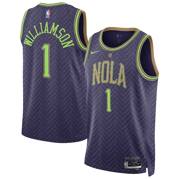 Zion Williamson New Orleans Pelicans Nike Unisex 2024/25 Swingman Player Jersey - City Edition - Purple