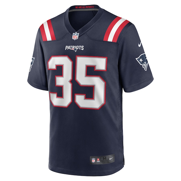 Miles Battle New England Patriots Nike  Game Jersey -  Navy