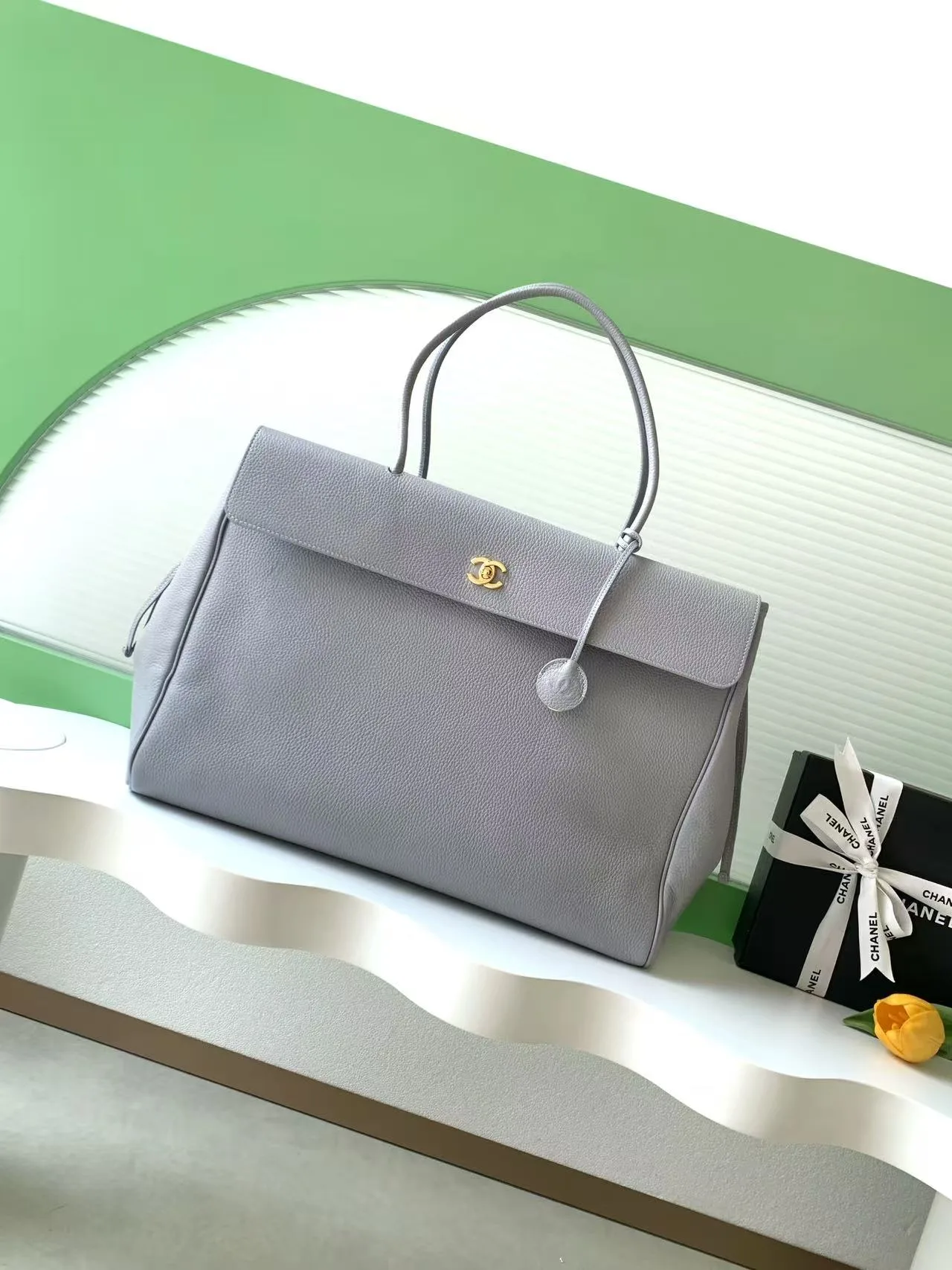 Chanel Grained Leather Tote Bag product photo from LabelPicks