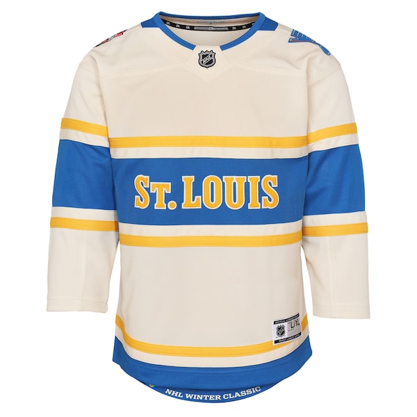 St. Louis Blues Preschool 2025 NHL Winter Classic Premier Jersey - Cream