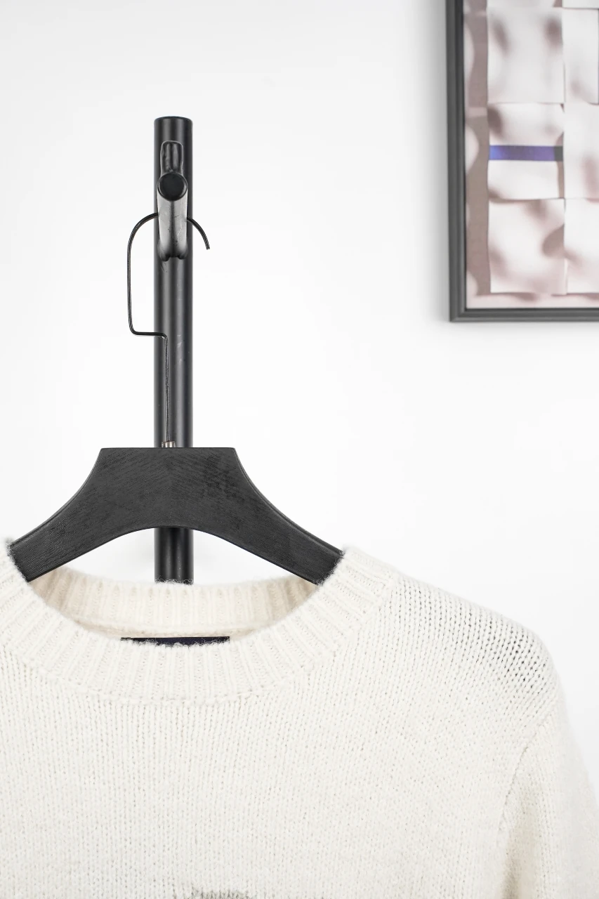 Louis Vuitton Off White Letter Intarsia Crewneck Sweater product photo from LabelPicks