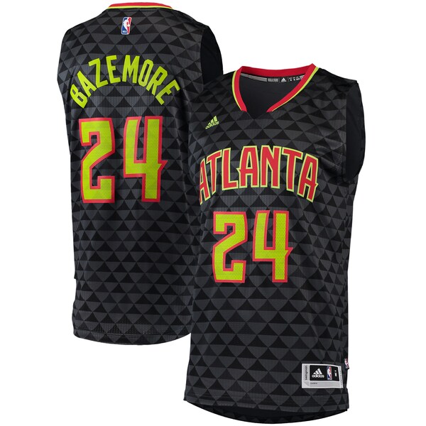 Kent Bazemore Atlanta Hawks adidas Swingman Jersey - Charcoal
