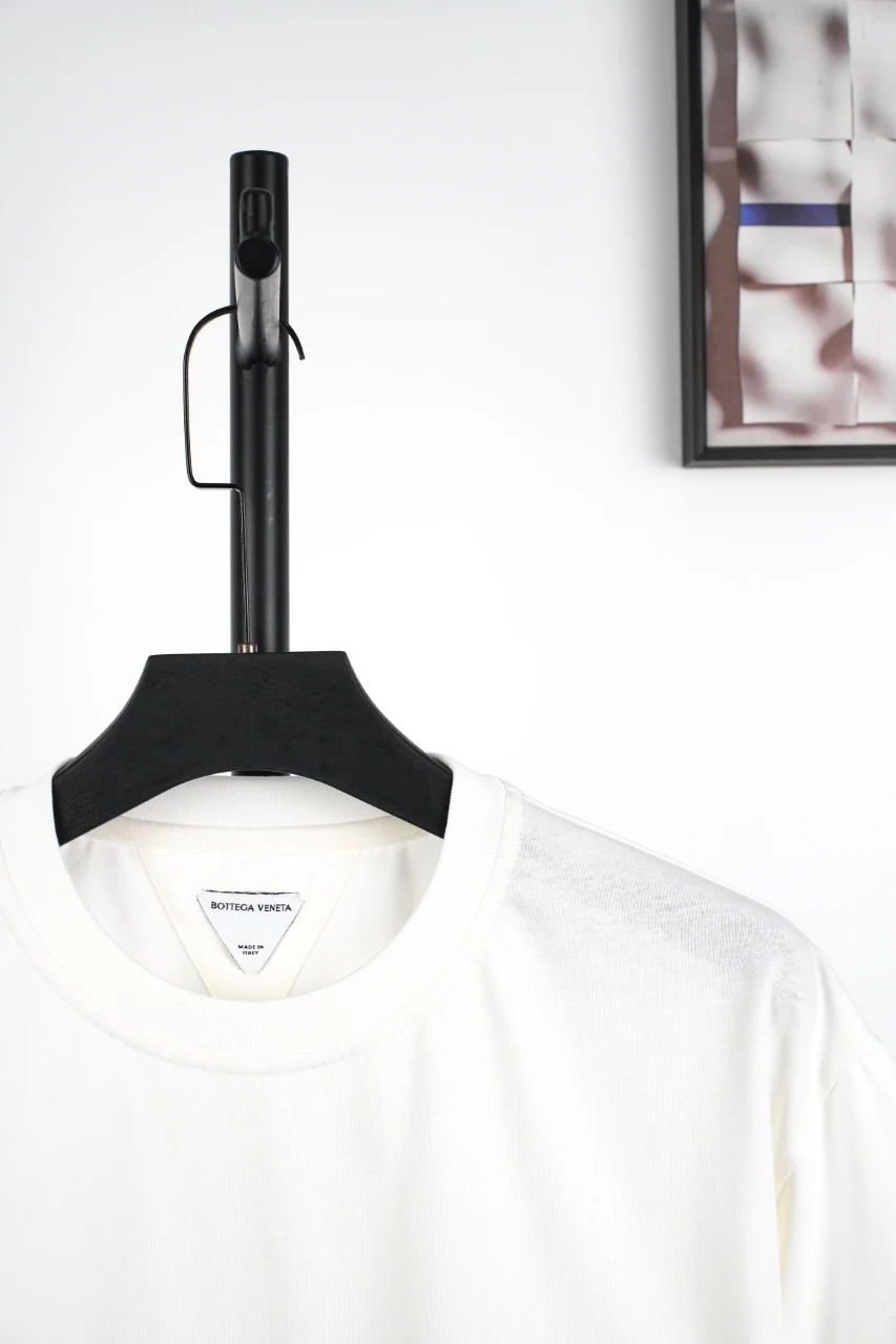 Bottega Veneta White Slogan Print T-Shirt product photo from LabelPicks