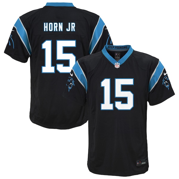 Jimmy Horn Jr. Carolina Panthers Nike Youth Team Game Jersey - Black