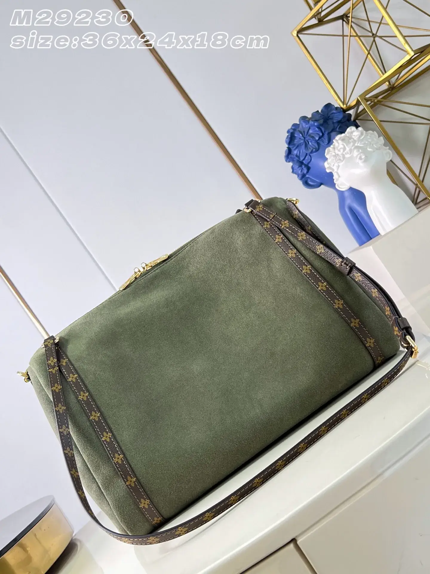 Louis Vuitton Canvas and Suede Hobo Bag product photo from LabelPicks