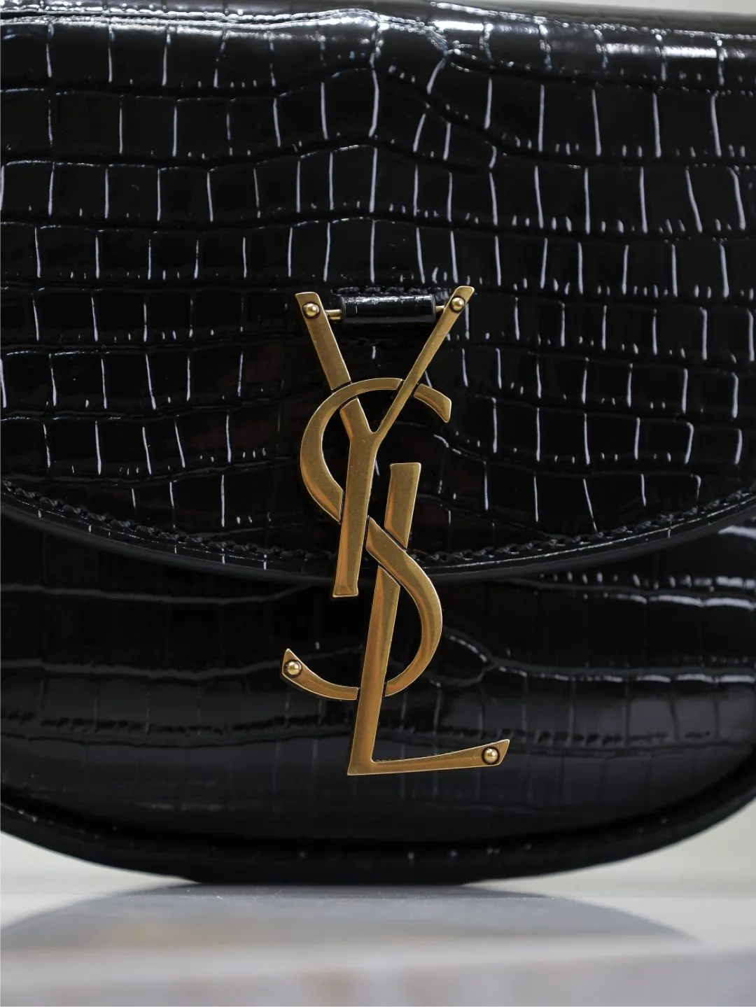 Saint Laurent Gold Calfskin Shoulder Bag product photo from LabelPicks