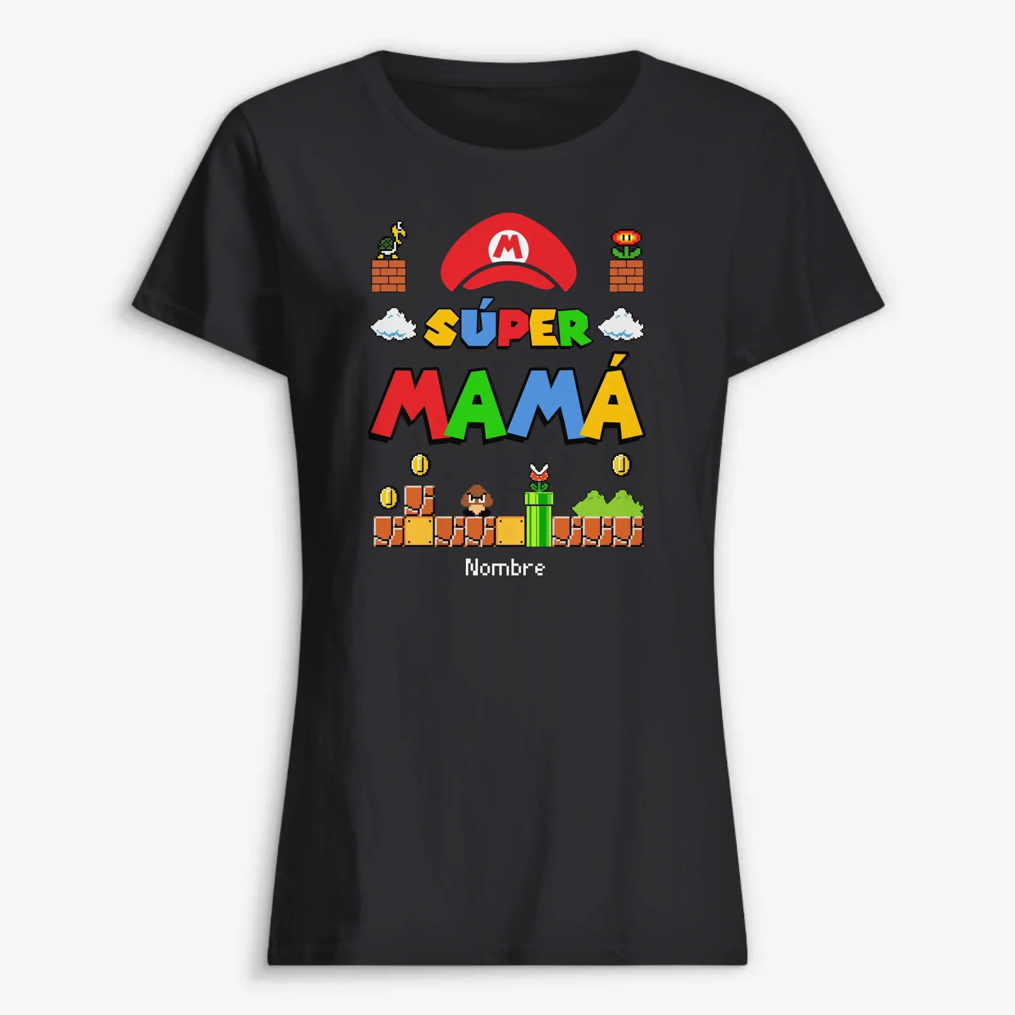 Personalizar Camiseta a juego Para Mamá y niño | Super Mamá y su hijo su hija