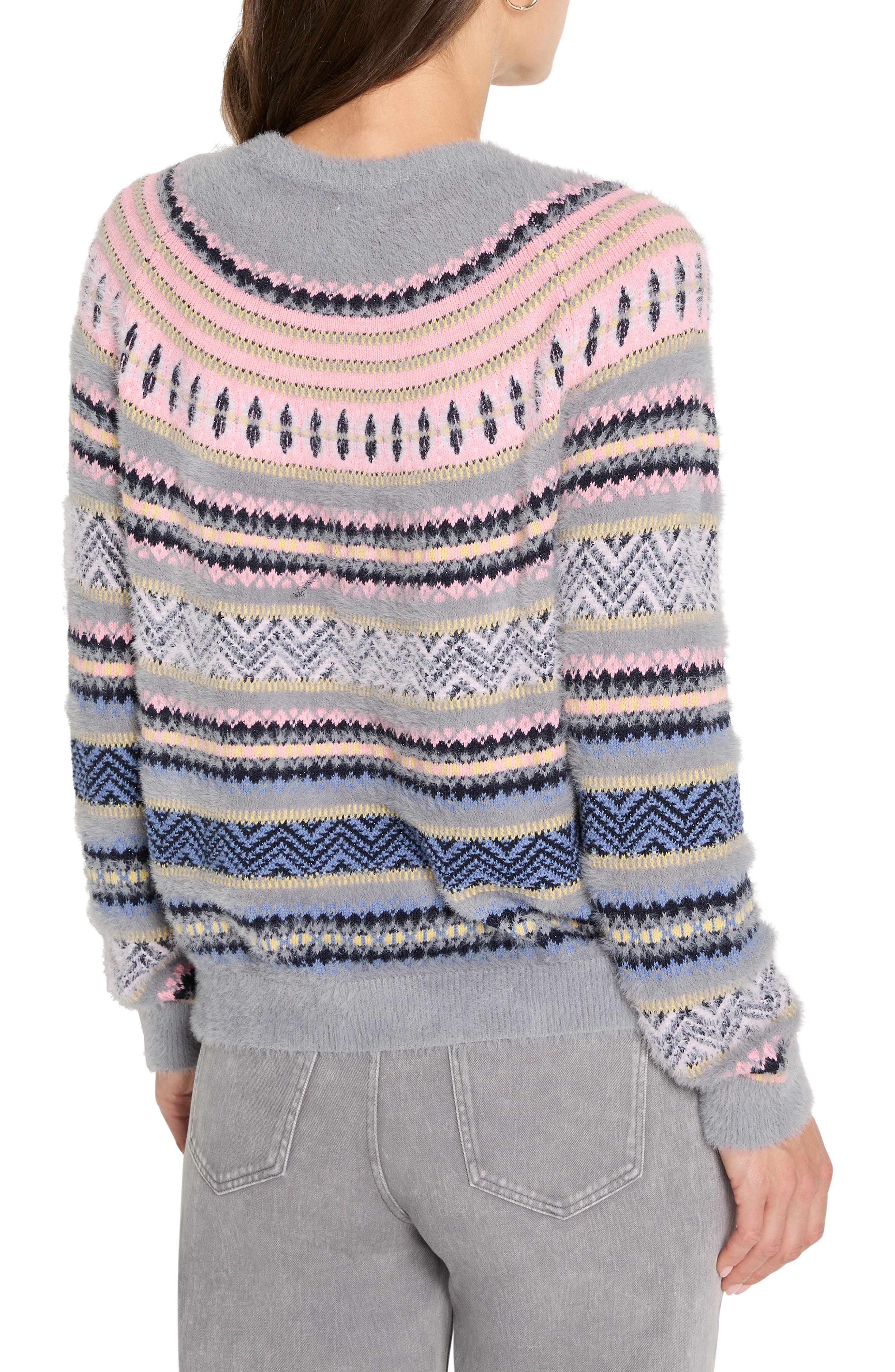 NIC+ZOE Cozy Fair Isle Sweater