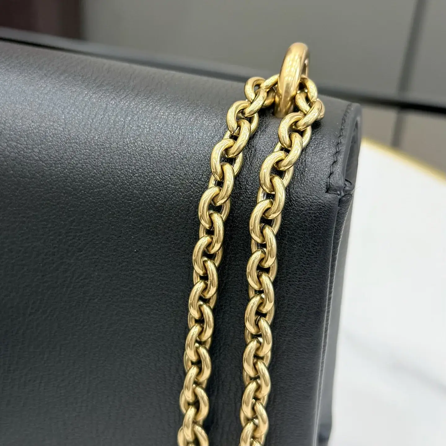 Gucci Dionysus Black Grained Leather Shoulder Bag product photo from LabelPicks