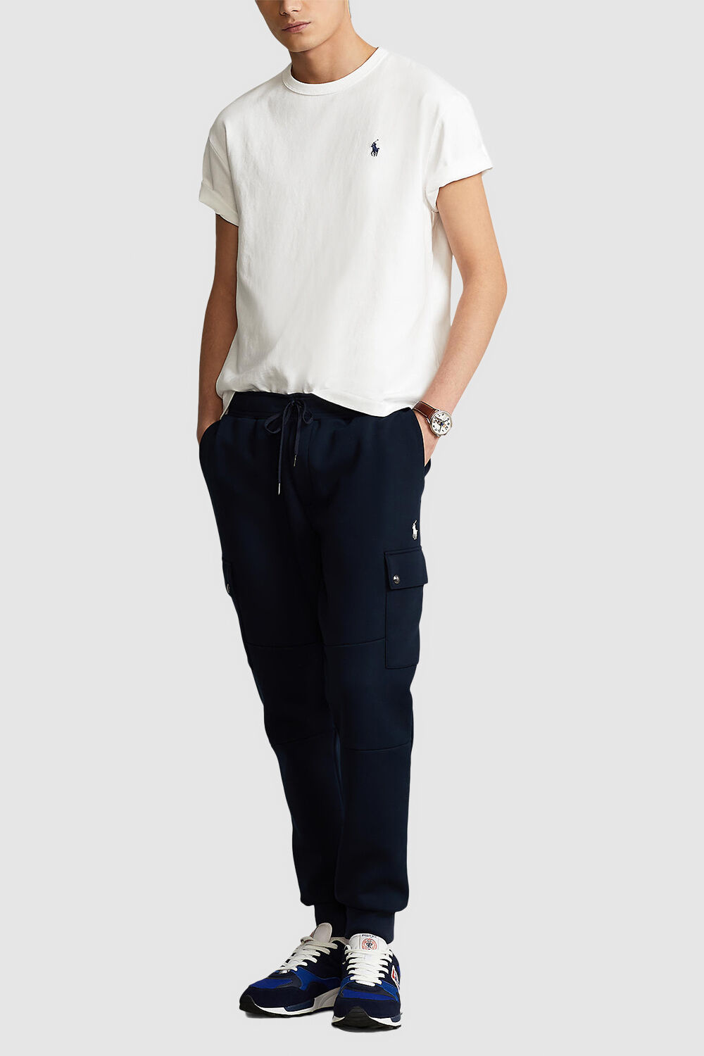 POLO RALPH LAUREN חולצת טי עם לוגו רקום