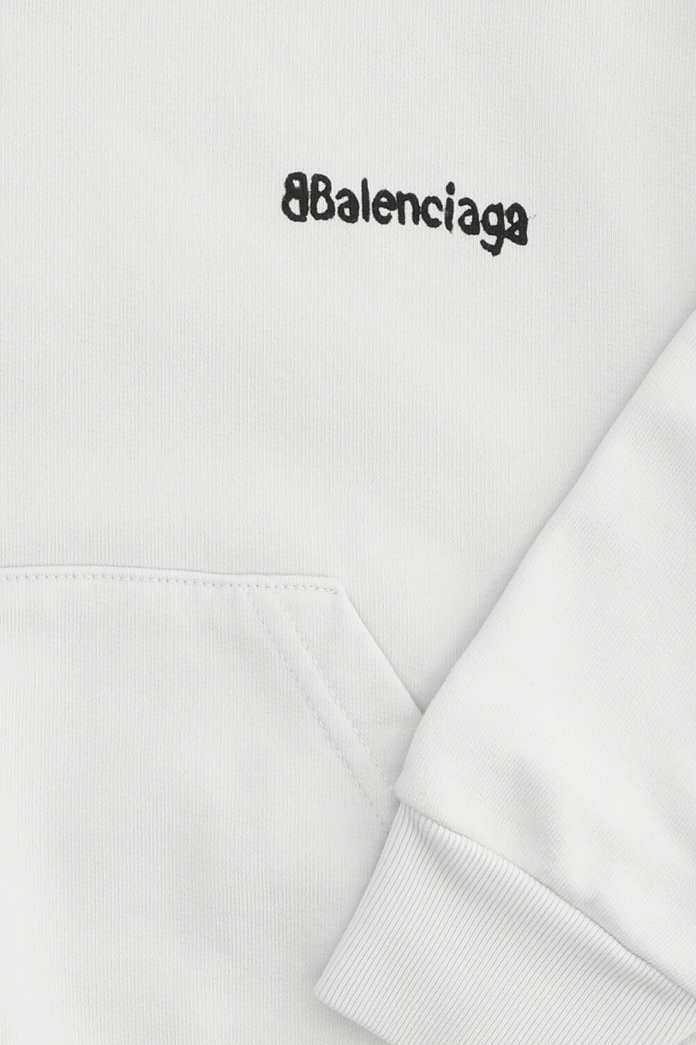 BALENCIAGA KIDS סווטשירט קפוצ'ון - גילאי 2-8 שנים