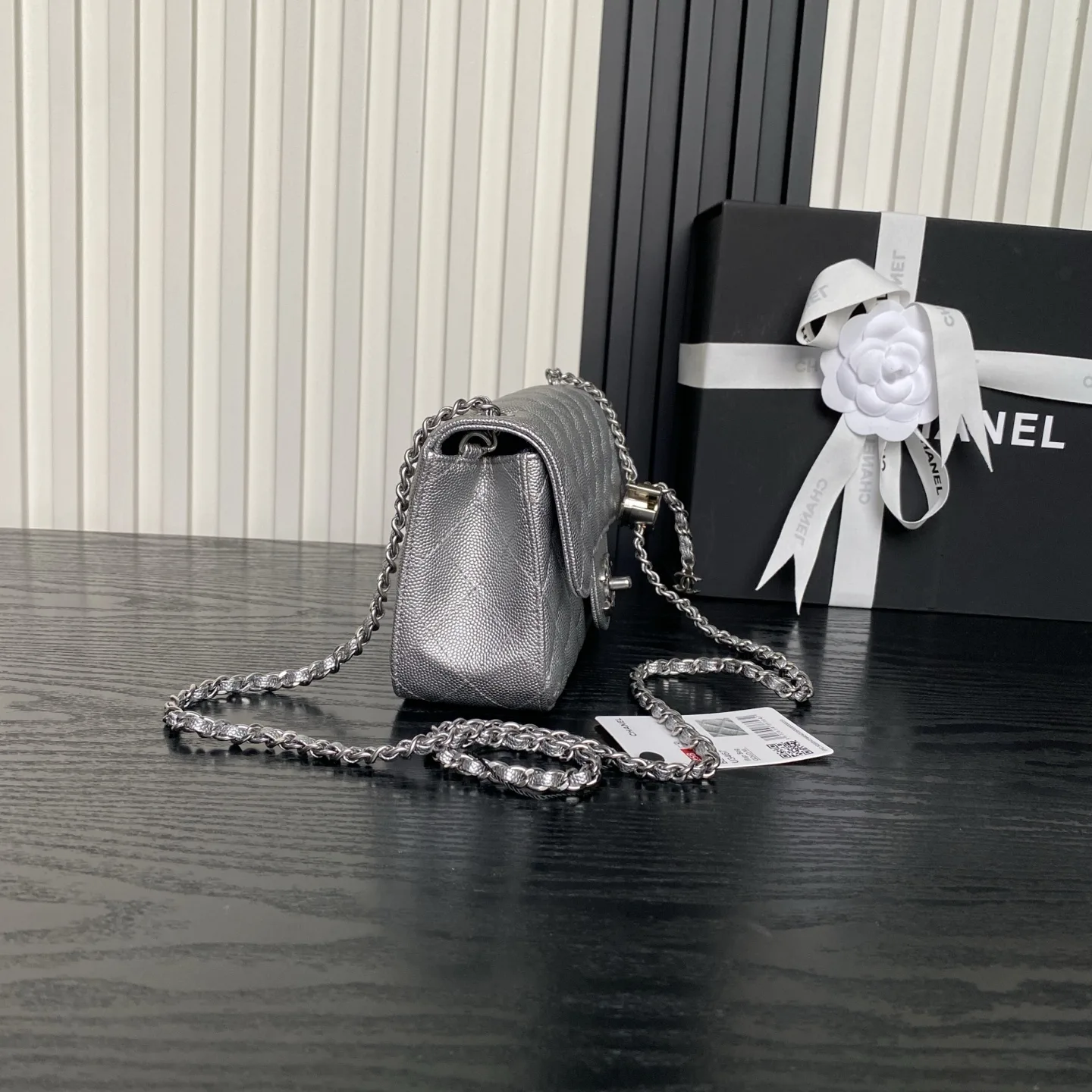 Chanel Gold Classic Flap Calfskin Shoulder Bag product photo from LabelPicks
