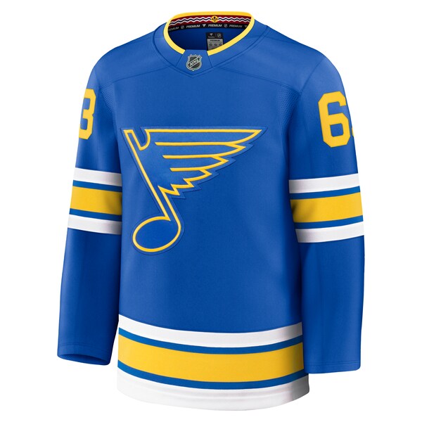 Jake Neighbours St. Louis Blues  Home Premium Jersey - Blue