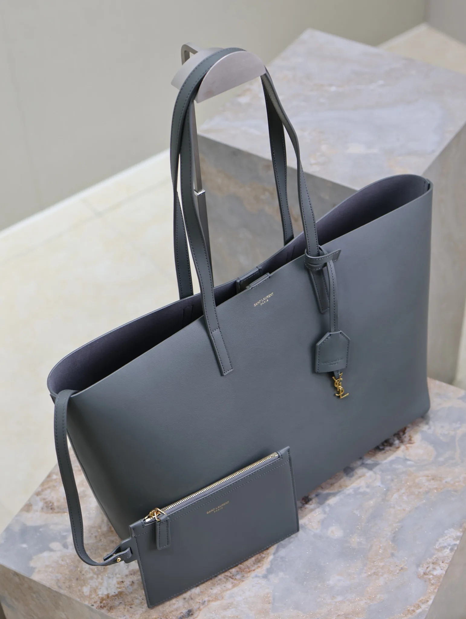 Saint Laurent Calfskin Tote Bag product photo from LabelPicks