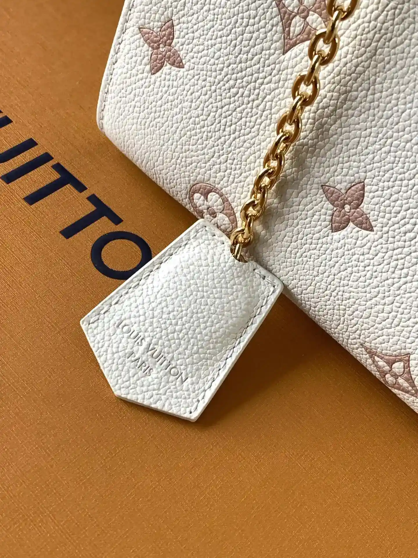 Louis Vuitton White Onthego Calfskin Top Handle Bag product photo from LabelPicks
