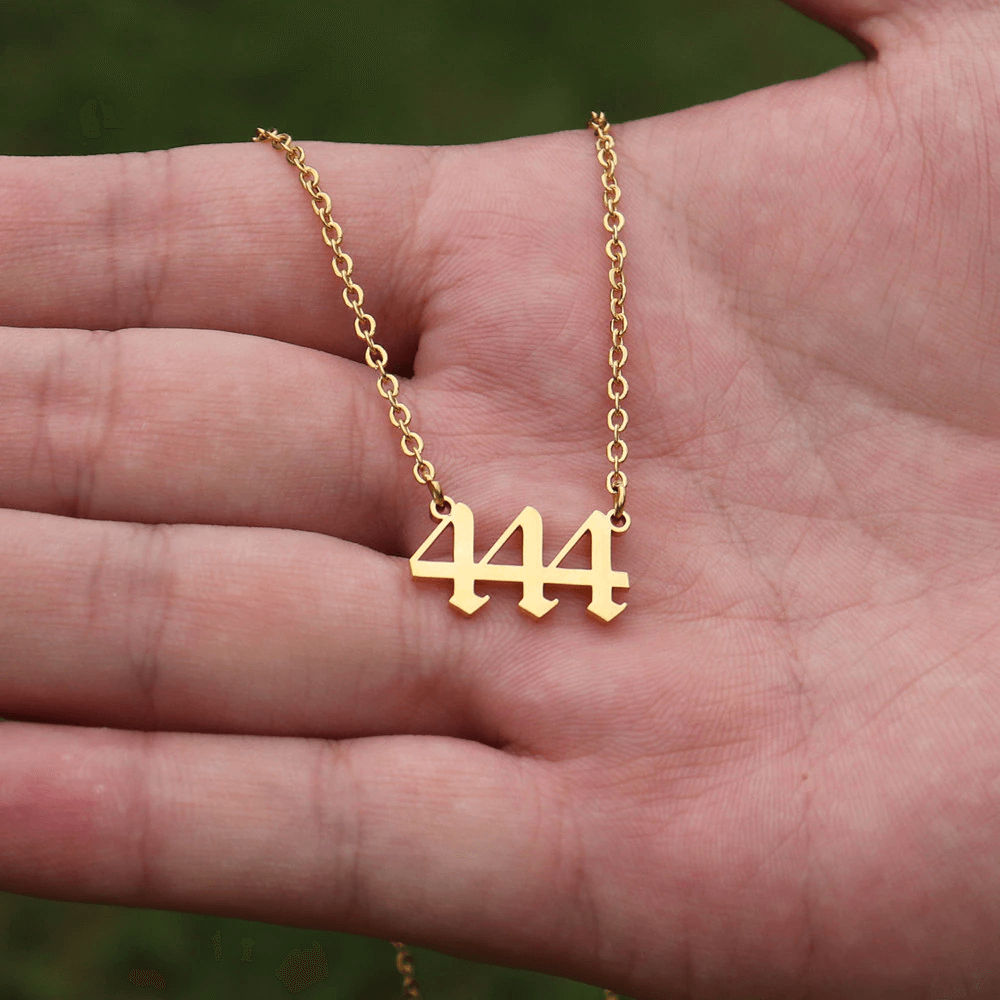 Angel Number Necklace 111-999 with 18K Gold Plated