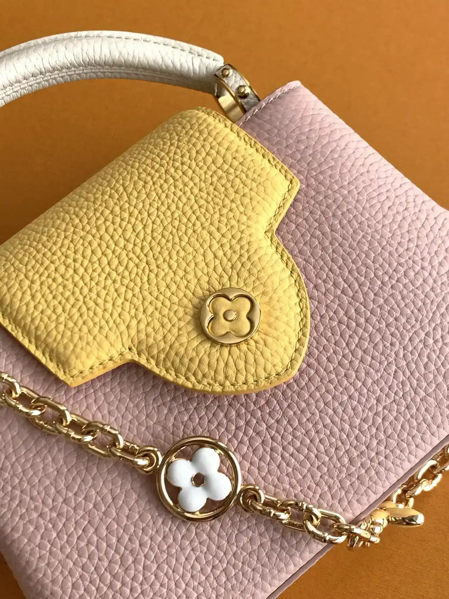 Louis Vuitton Pink Capucines Calfskin Top Handle Bag product photo from LabelPicks