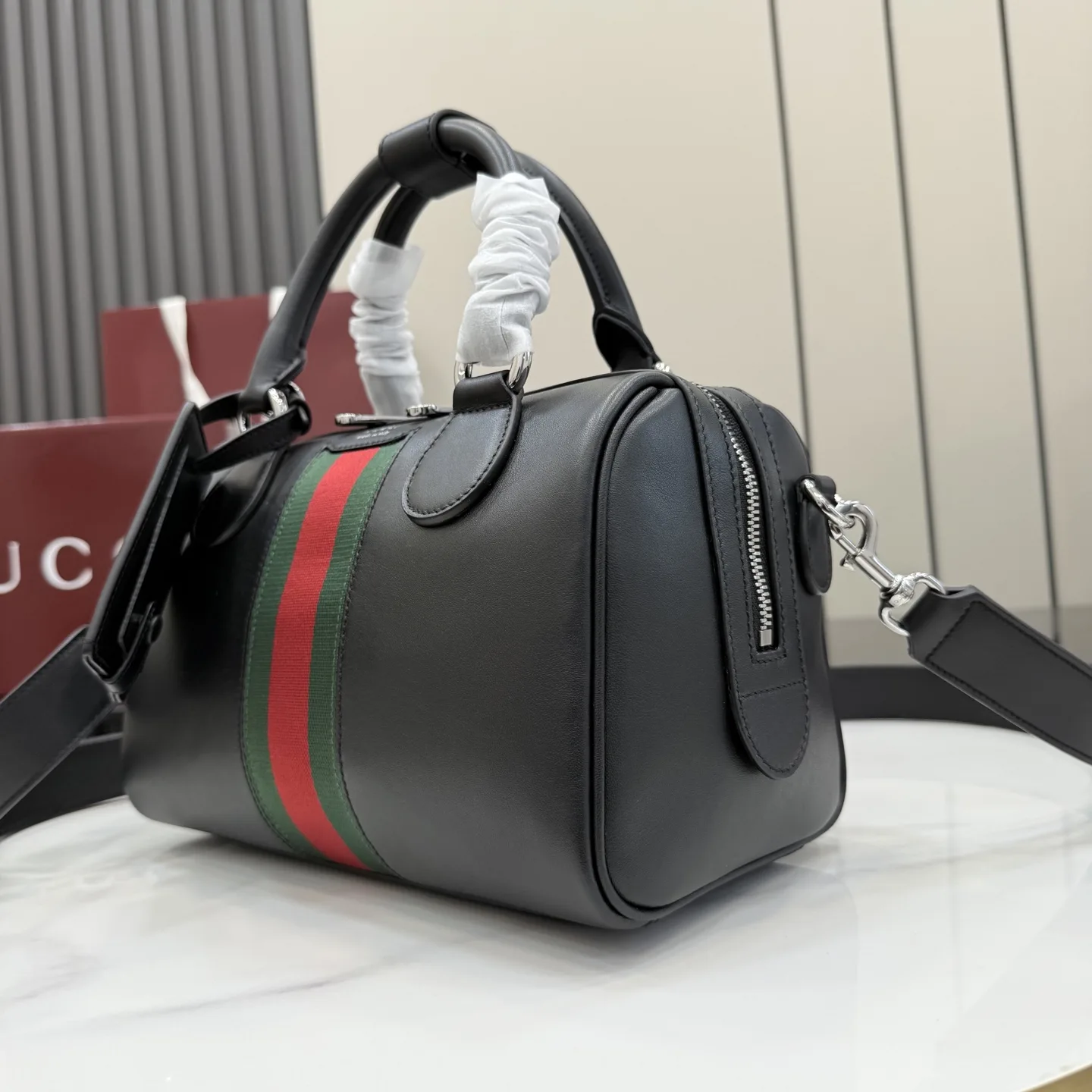 Gucci Black Quilted Leather Top Handle Bag product photo from LabelPicks
