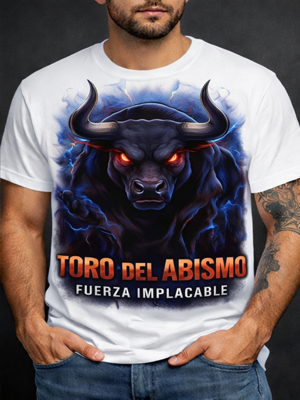 Remera Toro del Abismo | Streetwear Dark Unisex
