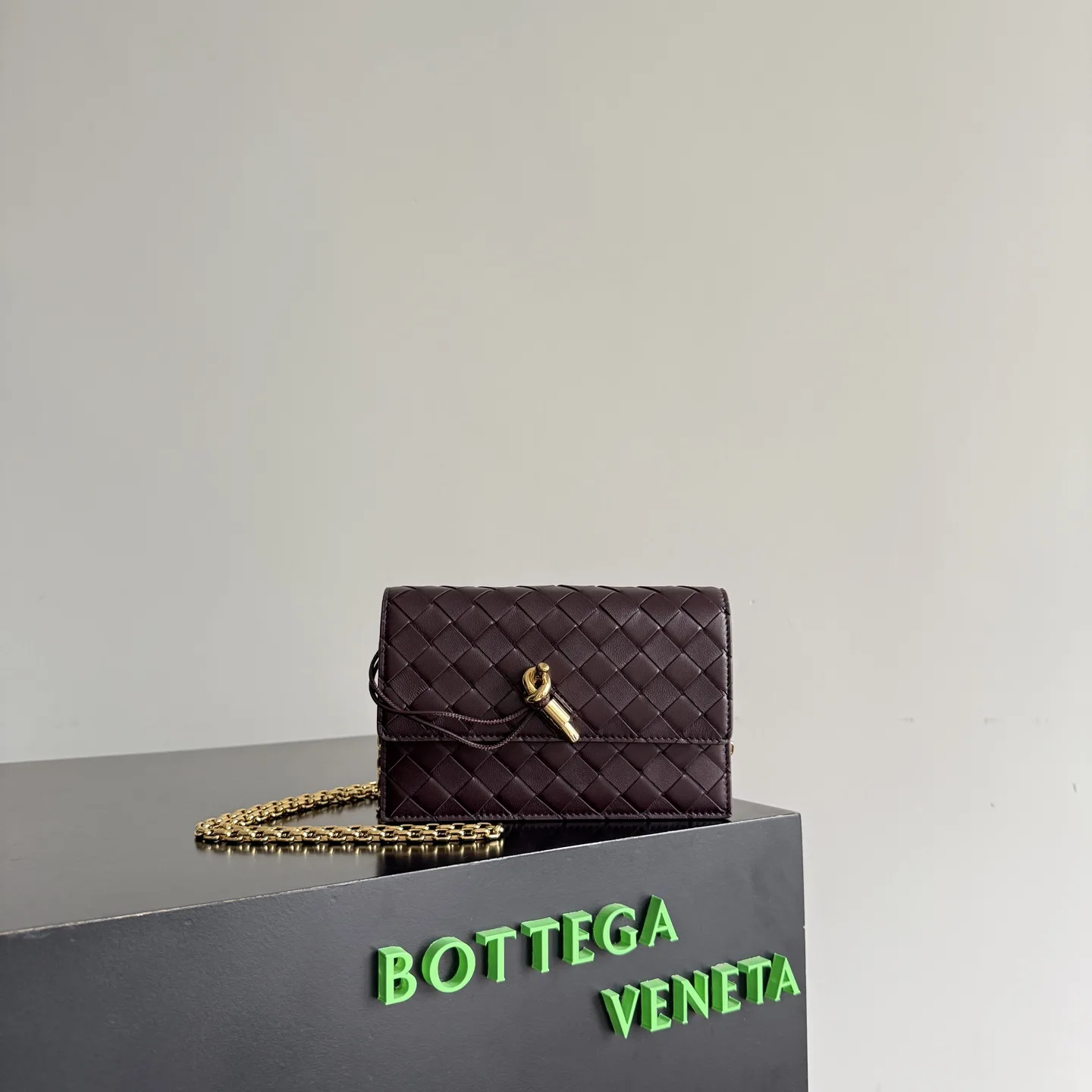 Bottega Veneta Intrecciato Woven Leather Andiamo Crossbody Bag product photo from LabelPicks