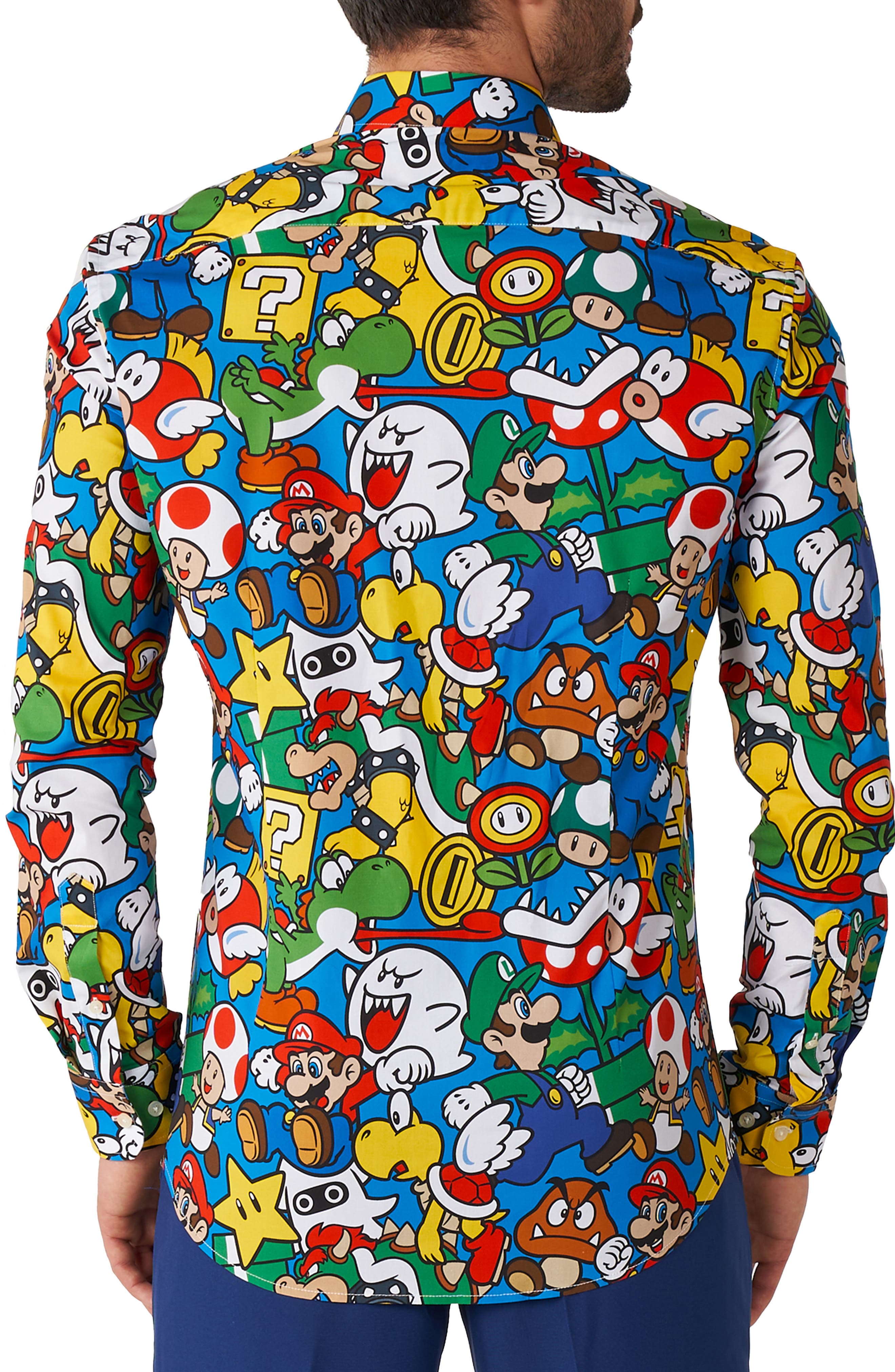 OppoSuits Super Mario Button-Up Shirt