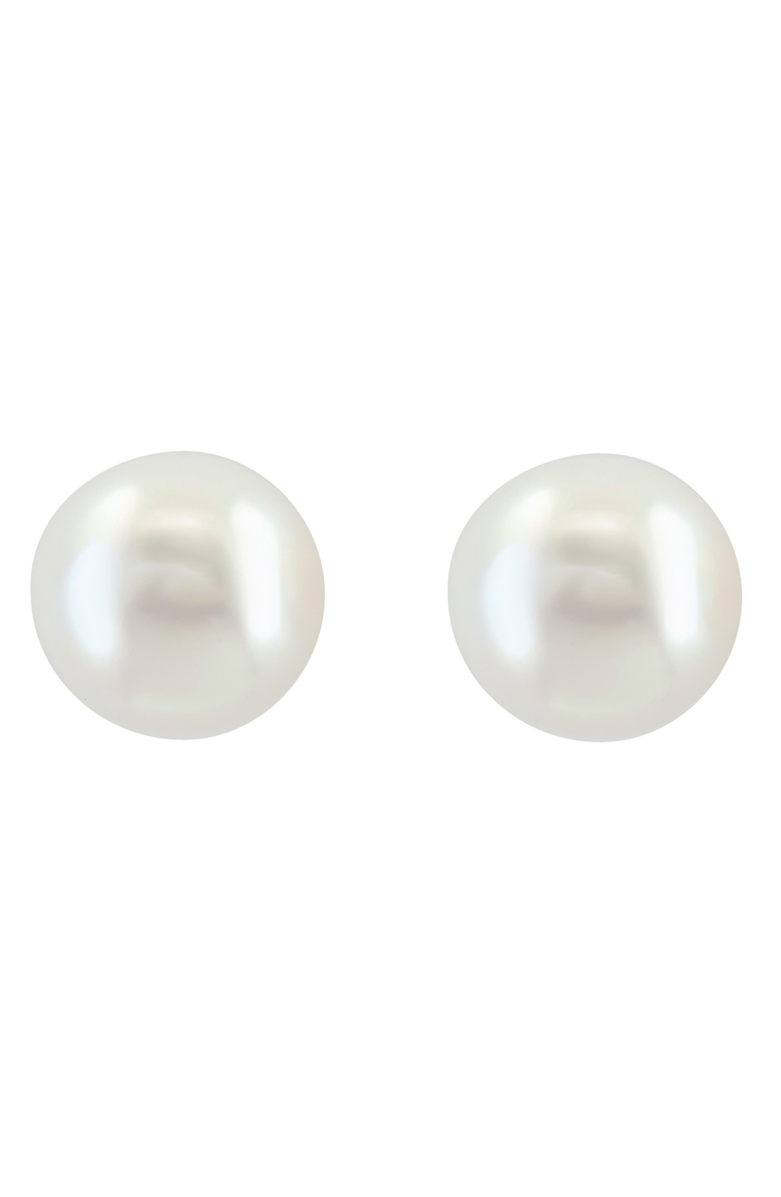 EFFY 14K Yellow Gold 11-12mm Freshwater Pearl Stud Earrings