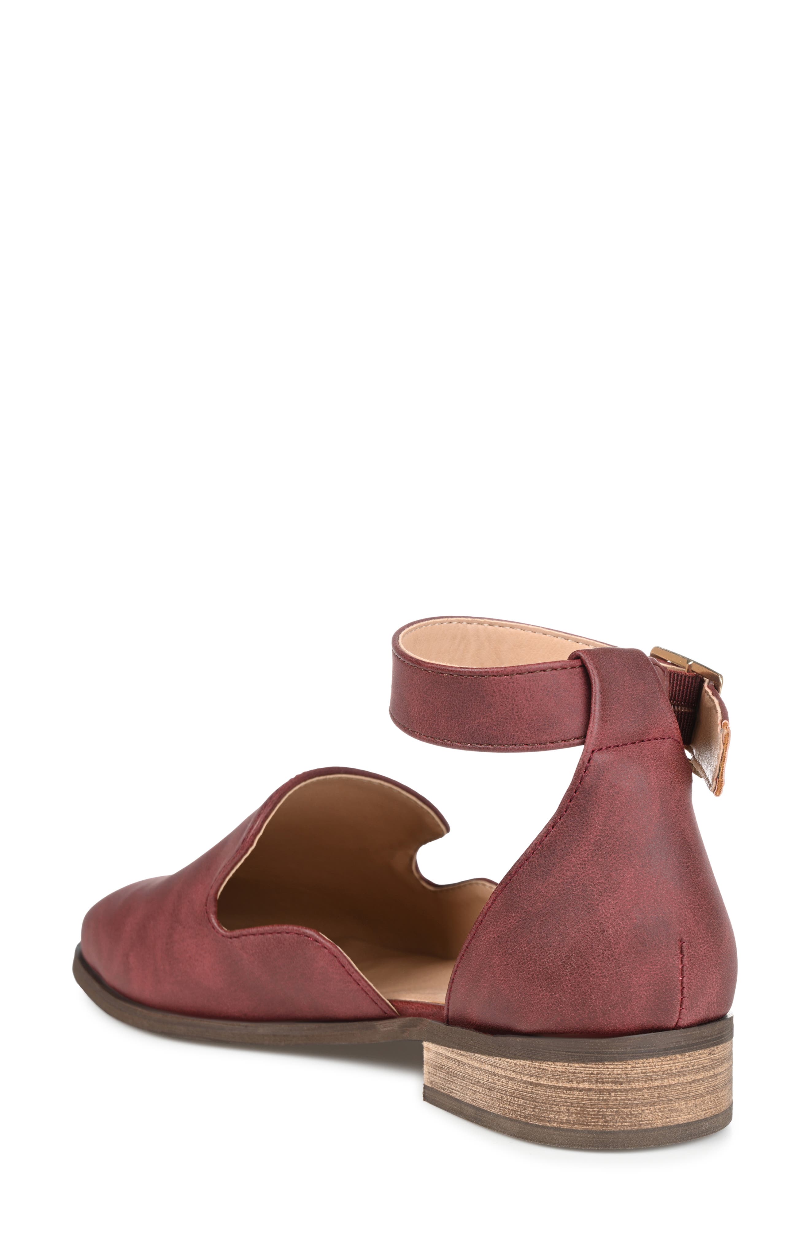 Journee Collection JOURNEE Loreta Ankle Buckle Flat
