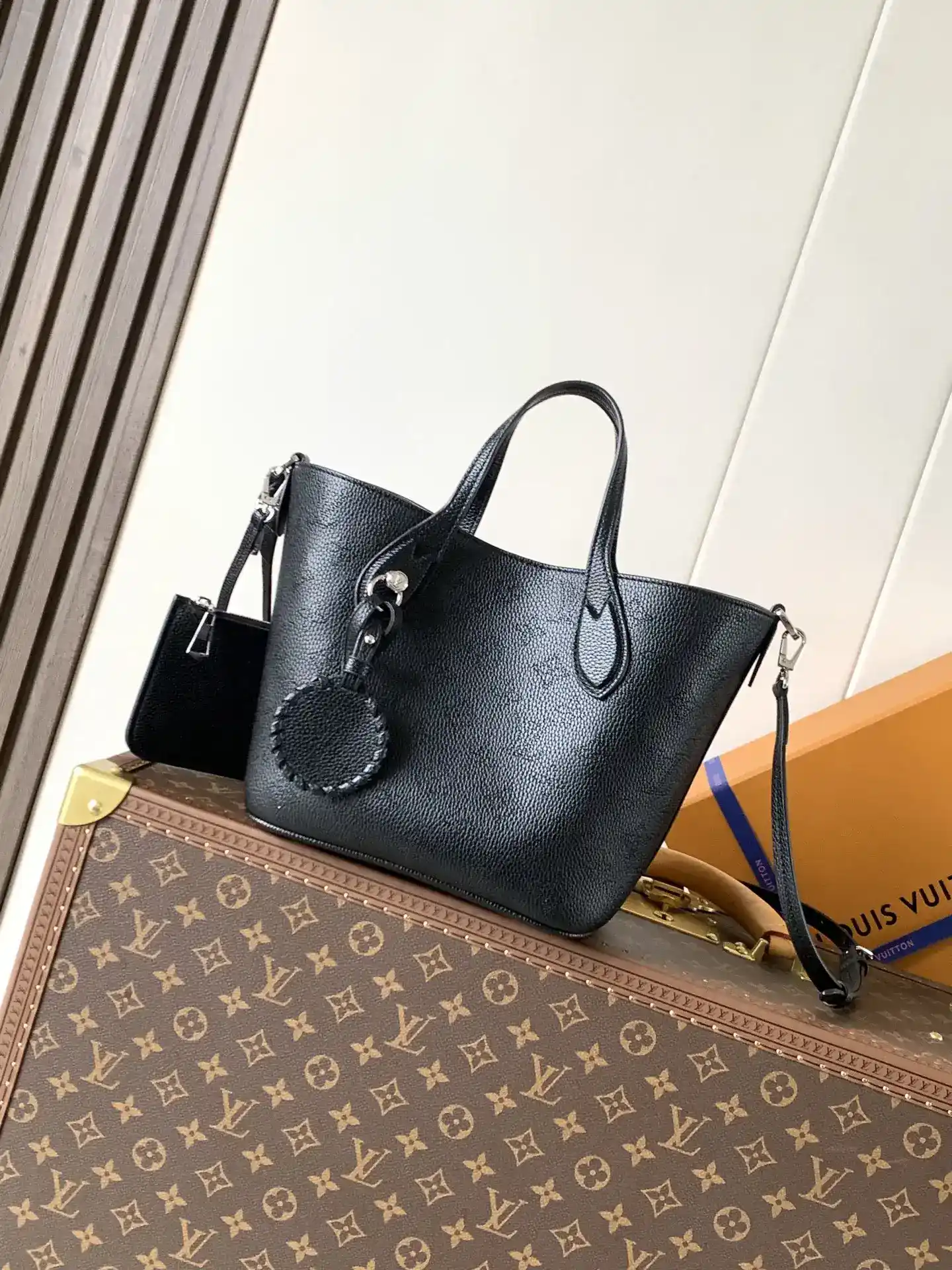 Louis Vuitton Black Calfskin Tote Bag product photo from LabelPicks